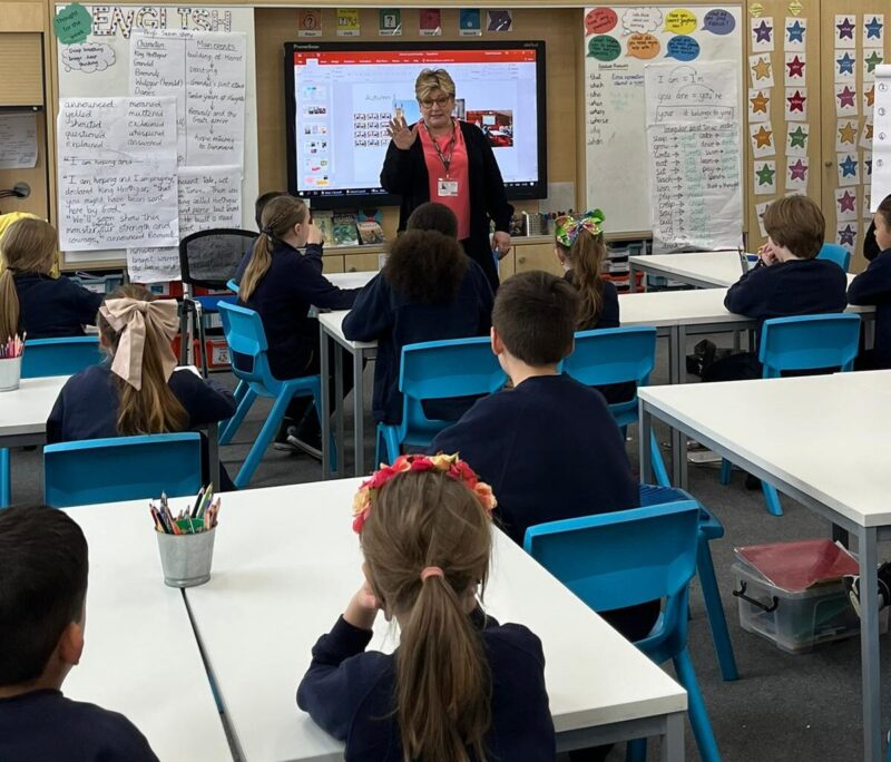 Visiting Canonbury Primary School